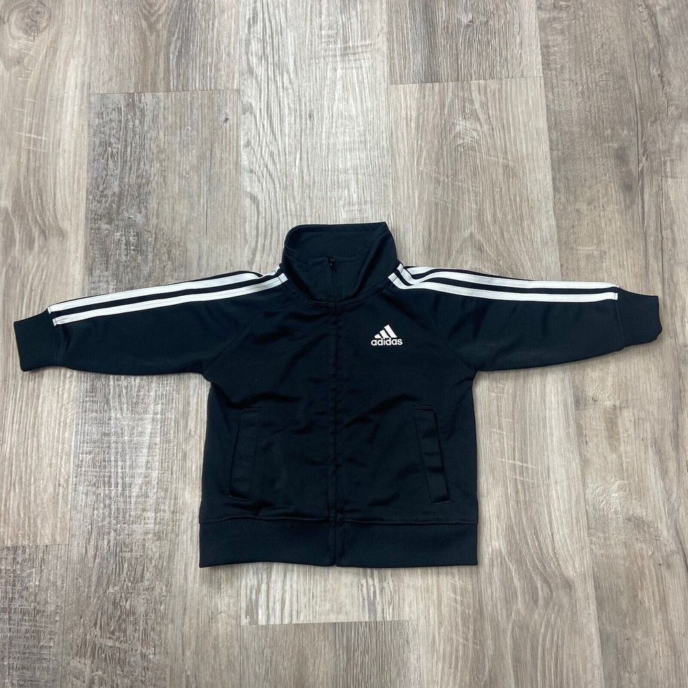 ADIDAS 12M‎ Baby Infant Tracksuit Top Jacket Years Black White